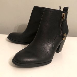 Franco Sarto Black Ankle Boots